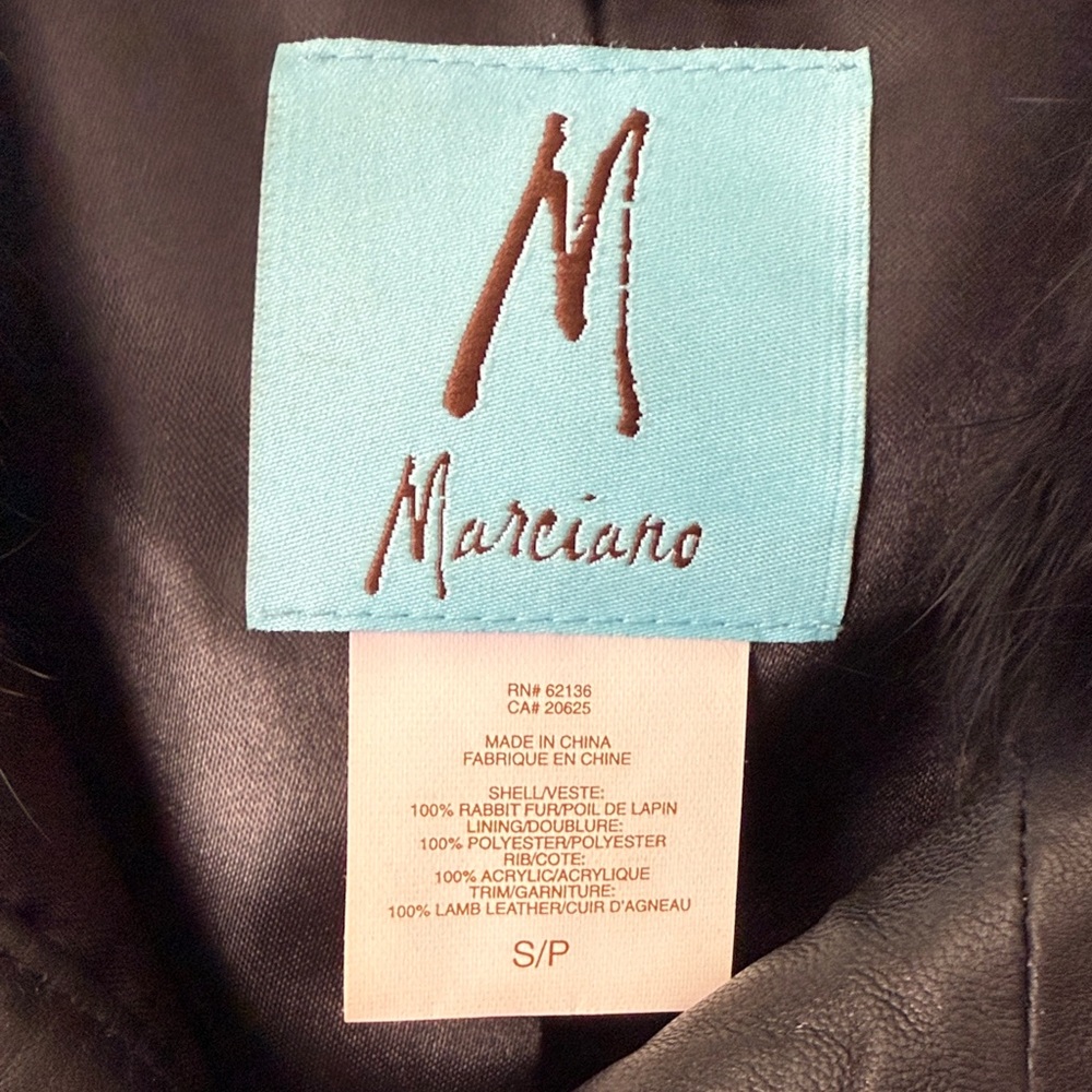 Marciano Rabbit Fur Vest - Picture 2 of 5